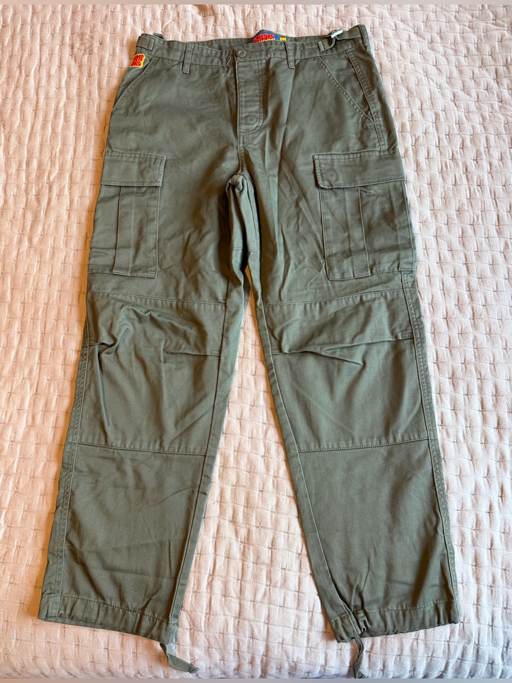 Y2K Empyre Green Cargo Pants Size 30